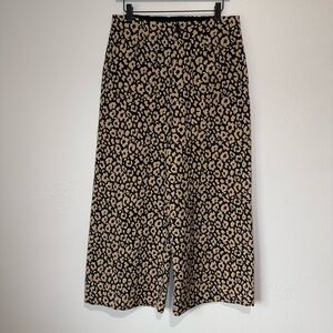 Maeve Black and Tan Maxi Skirt